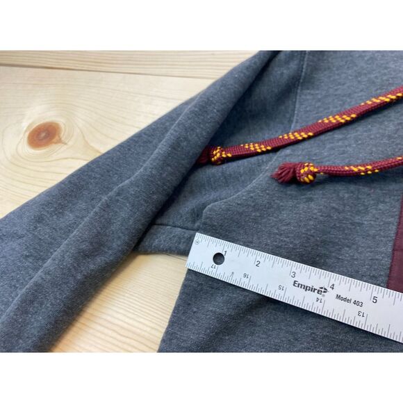 Minnesota Golden Gophers Sweatshirt Small Gray Hoodie Football Heavyweight Lace - Picture 5 of 12